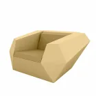 Faz haven lænestol af Vondom moderne design i polyethylen Viadurini