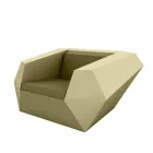 Faz haven lænestol af Vondom moderne design i polyethylen Viadurini