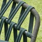 Havelænestol i aluminium lavet i Italien - Emmacross fra Varaschin Viadurini