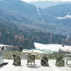 Havestol i farvet, flettet syntetisk fiber - Maat af Varaschin Viadurini