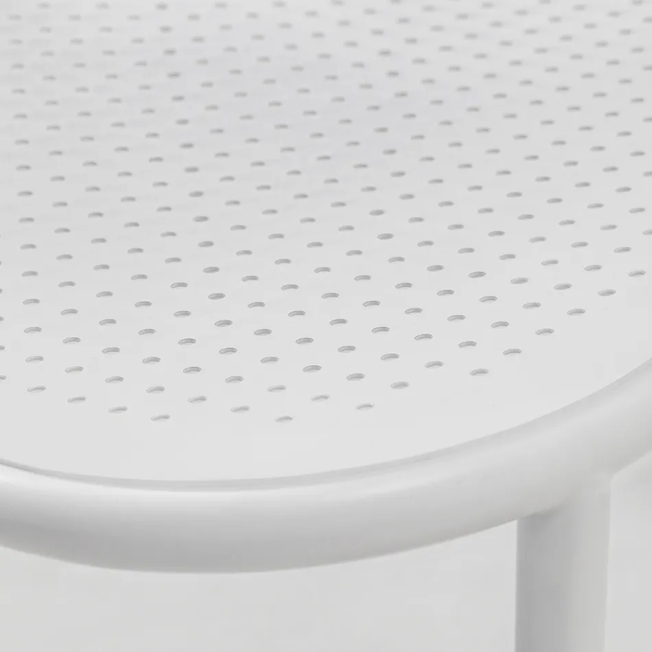 Havelænestol i malet metal Made in Italy 2 stk - Synergi Viadurini