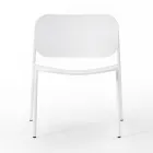 Havelænestol i malet metal Made in Italy 2 stk - Synergi Viadurini