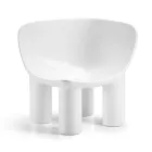 Havestol i polyethylen og stof Fremstillet i Italien - Freccia Viadurini