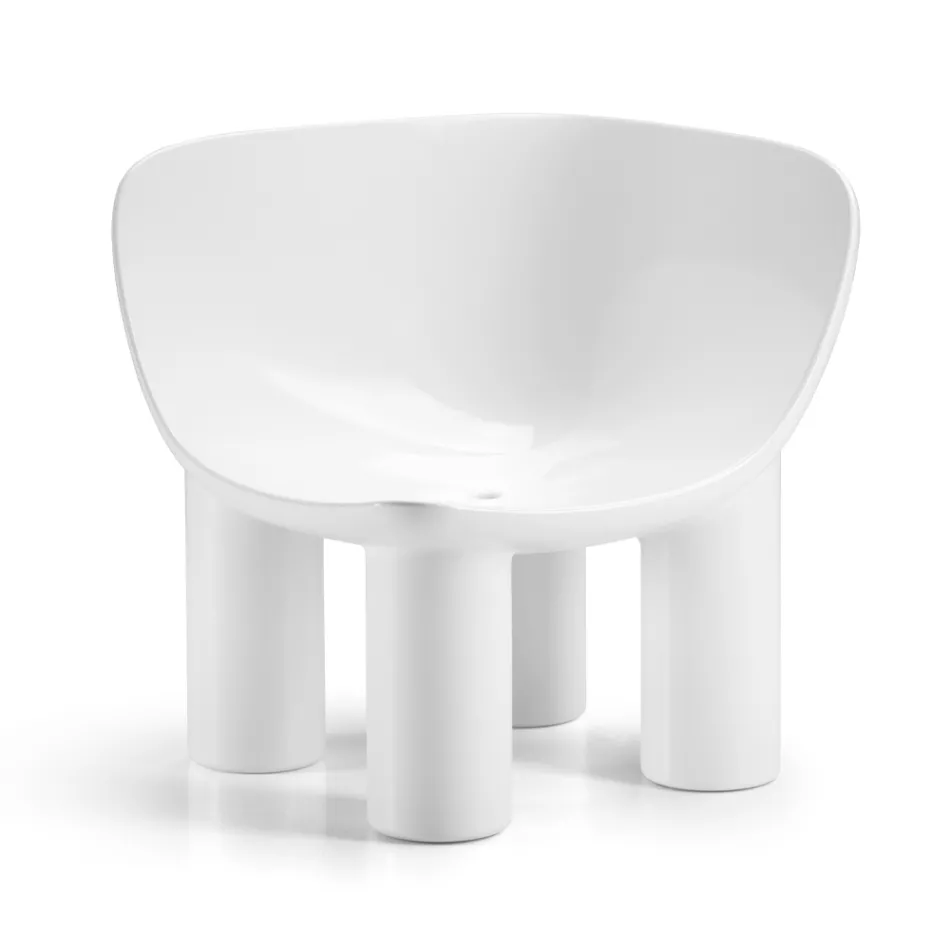 Havestol i polyethylen og stof Fremstillet i Italien - Freccia Viadurini