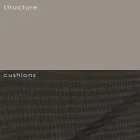 Havestol i polyethylen og stof Fremstillet i Italien - Freccia Viadurini