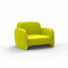 Pezzettina af Vondom polyethylen haven lænestol, design Viadurini