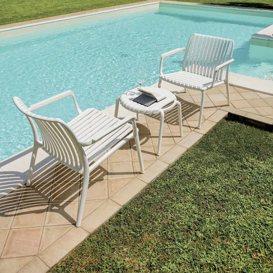 Polypropylen havestol med tilsat glasfiber - Mavren Viadurini