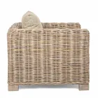 Homemotion Indendørs / udendørs design Rattan Garden-lænestol - Ceara Viadurini