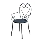 Havestol lavet udelukkende af metal - Arkiv Viadurini