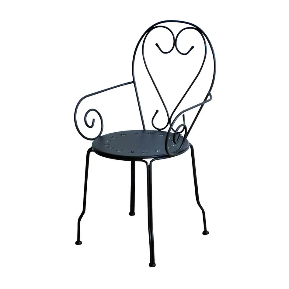 Havestol lavet udelukkende af metal - Arkiv Viadurini