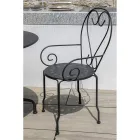 Havestol lavet udelukkende af metal - Arkiv Viadurini