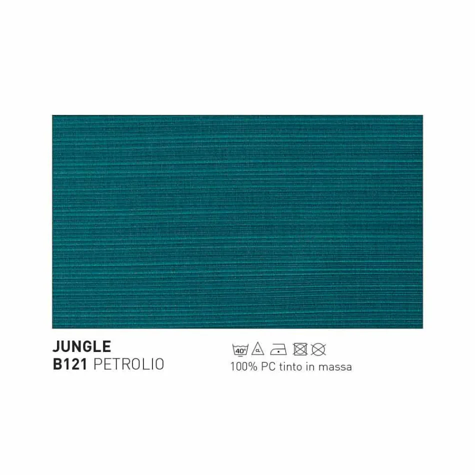 Moderne Varaschin Emma haven lænestol i solid iroko træ Viadurini