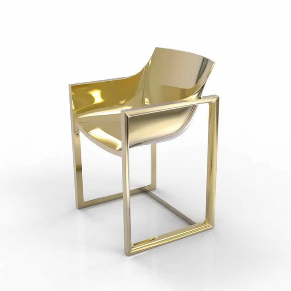 WallStreet Vondom haven lænestol, polypropylen og glasfiber Viadurini