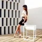 WallStreet Vondom haven lænestol, polypropylen og glasfiber Viadurini