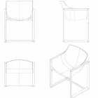 WallStreet Vondom haven lænestol, polypropylen og glasfiber Viadurini