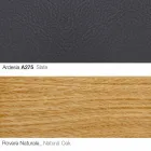 Stue lænestol med fodstøtte i læder og træ Made in Italy - Butterfly Viadurini