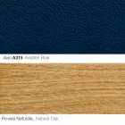 Stue lænestol med fodstøtte i læder og træ Made in Italy - Butterfly Viadurini