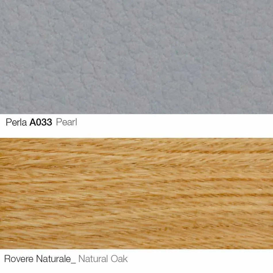 Stue lænestol med fodstøtte i læder og træ Made in Italy - Butterfly Viadurini