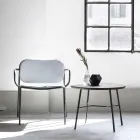 Stue Lænestol beklædt med stof Made in Italy 2 stk - Sangria Viadurini