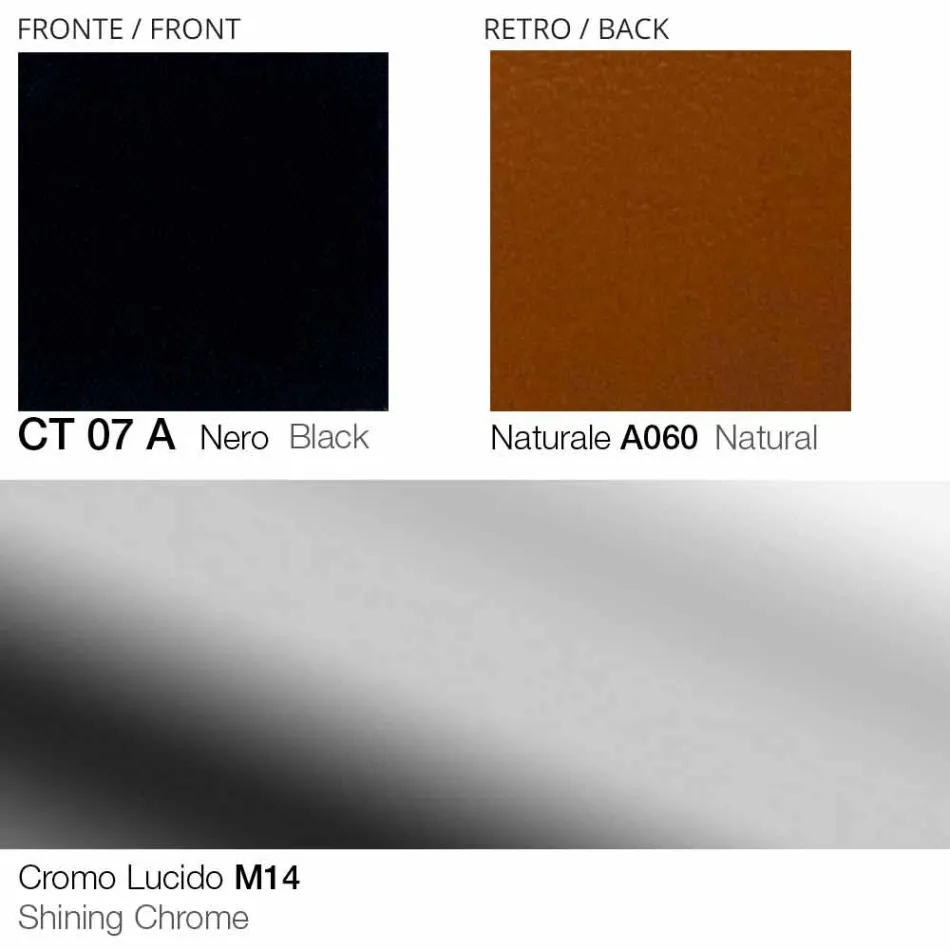 Drejelig stue lænestol i læder og metal fremstillet i Italien - sommerfugl Viadurini