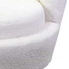 Lænestol til stuen lavet af metal og stof - Backdrop Viadurini