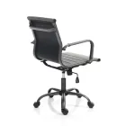 Kontorlænestol med højt eller lavt ryglæn - Rubidio Viadurini