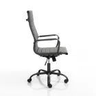 Kontorlænestol med højt eller lavt ryglæn - Rubidio Viadurini