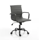 Kontorlænestol med højt eller lavt ryglæn - Rubidio Viadurini