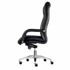 Swivel Executive Office lænestol i læder og ecoleather - Oliviero Viadurini