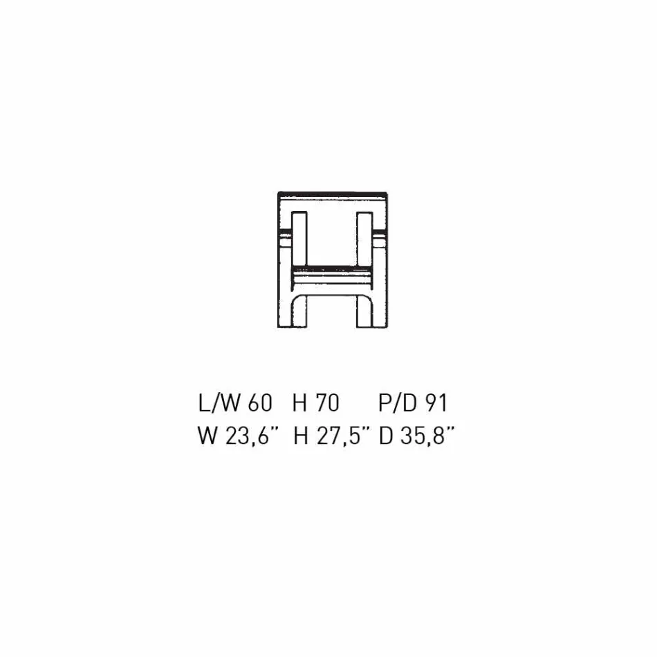 Design lænestol i sort krydsfiner eller birkefinish Fremstillet i Italien - Galatea Viadurini