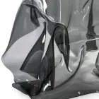 Lænestol moderne design røget Plexiglas Paris, fremstillet i Italien Viadurini