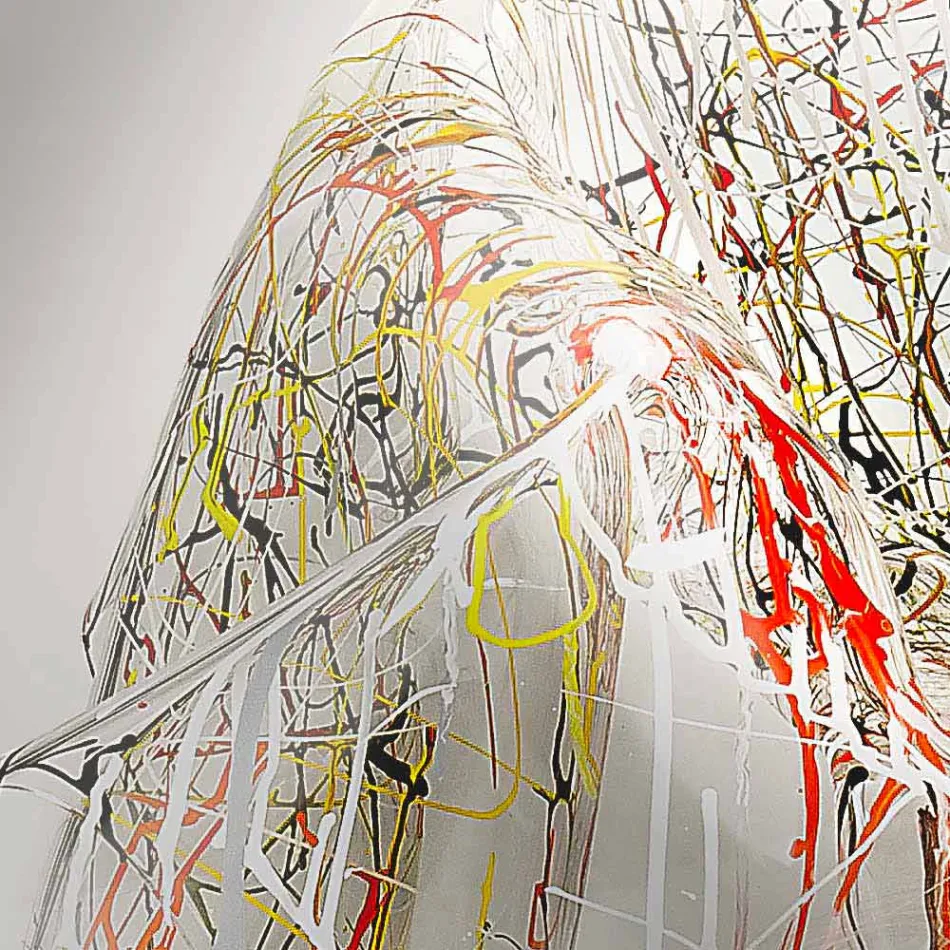 Lænestol moderne design i flerfarvet plexiglas Paris, fremstillet i Italien Viadurini