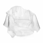 Lænestol moderne design plexiglas Paris, fremstillet i Italien Viadurini