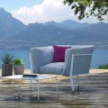 Moderne og fremstillet i Italien design lænestol til udendørs eller indendørs - Carminio1