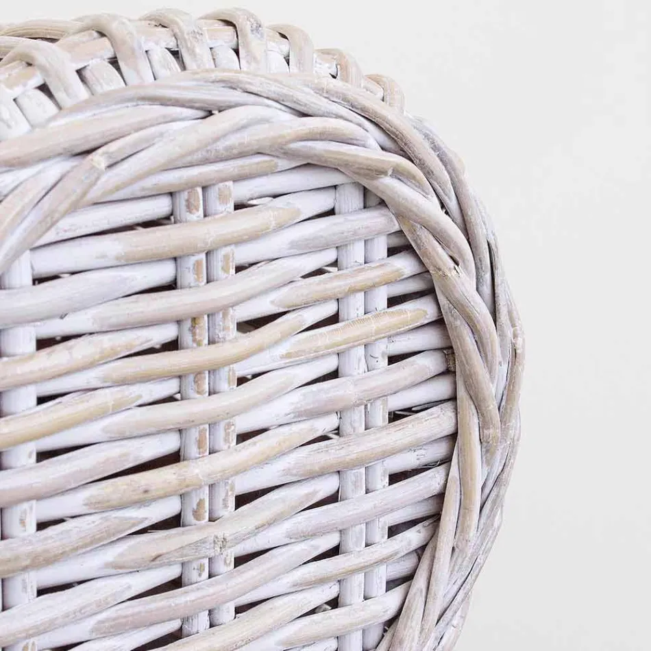 Homemotion Rattan Luksus Design lænestol til indendørs / udendørs - Francioso Viadurini