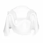 moderne design lænestol i hvidt plexiglas Paris, fremstillet i Italien Viadurini