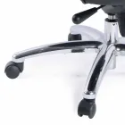 Direktionskontor Drejelig lænestol lædersæder og metalbase - Virone Viadurini