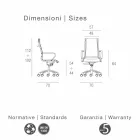 Retningsbestemt kontorstol koskind blomst skrive Agata Viadurini