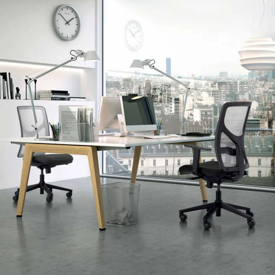 Executive høj-back office lænestol lavet i Italien Amelie Viadurini