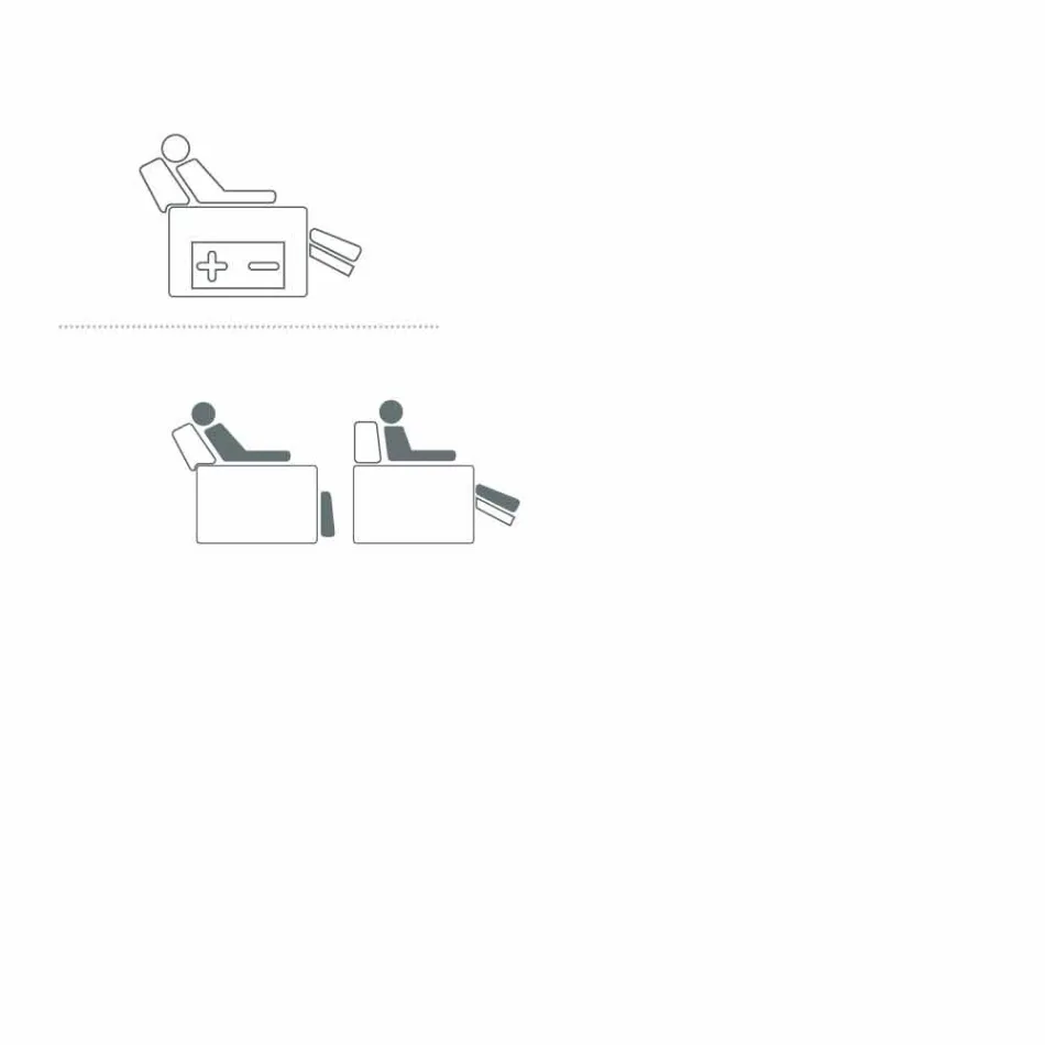 Moderne design 2-motor drejelig lænestol fremstillet i Italien Cassia Viadurini