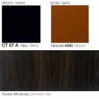 Drejelig lænestol med træbund lavet i Italien - sommerfugl Viadurini