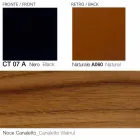 Drejelig lænestol med træbund lavet i Italien - sommerfugl Viadurini