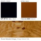 Drejelig lænestol med træbund lavet i Italien - sommerfugl Viadurini