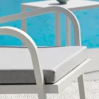 Stabelbar havelænestol i stål Made in Italy 2 stk - Aberdeen Viadurini