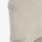 Pine Wood Lænestol og Velvet Effect Seat Coste 4 Finishes - Molly Viadurini