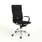 Syntetisk læderlænestol i 3 forskellige finish - Neon Viadurini