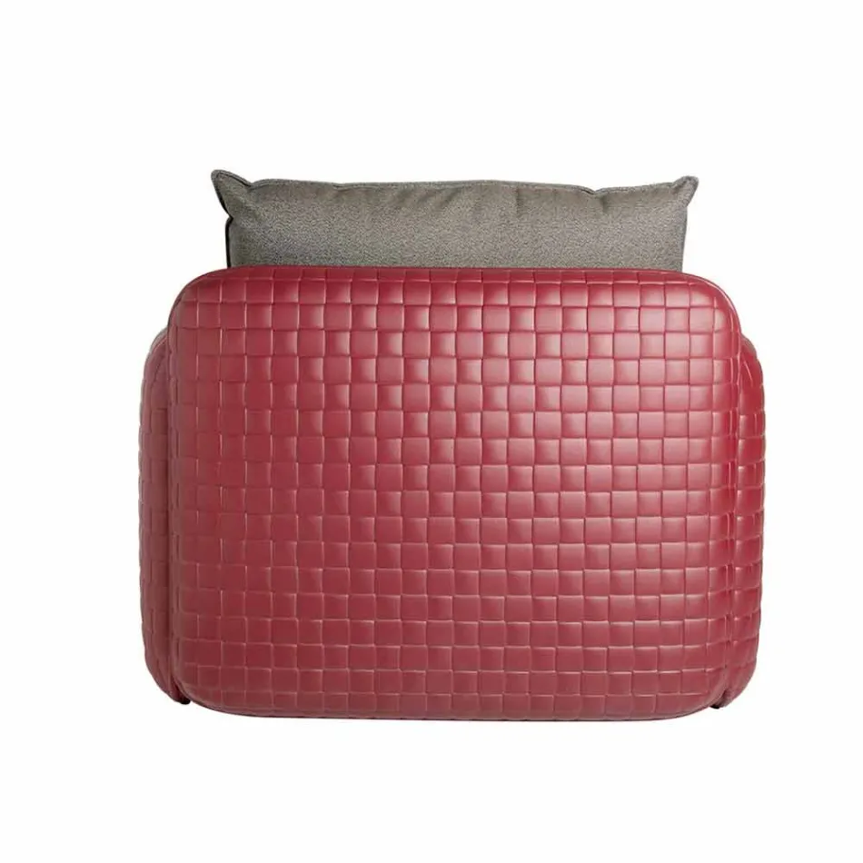 Lounge stol med vandtætte puder til udendørs - Mara Slide Viadurini