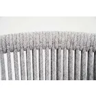 Garden Lounge Lænestol polstret stof og aluminium - Smart af Varaschin Viadurini