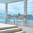 Varaschin Sommer Moderne Have Lounge Stol i Stål Viadurini