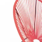 Moderne design lænestol til udendørs i malet stål - Spumolizia Viadurini